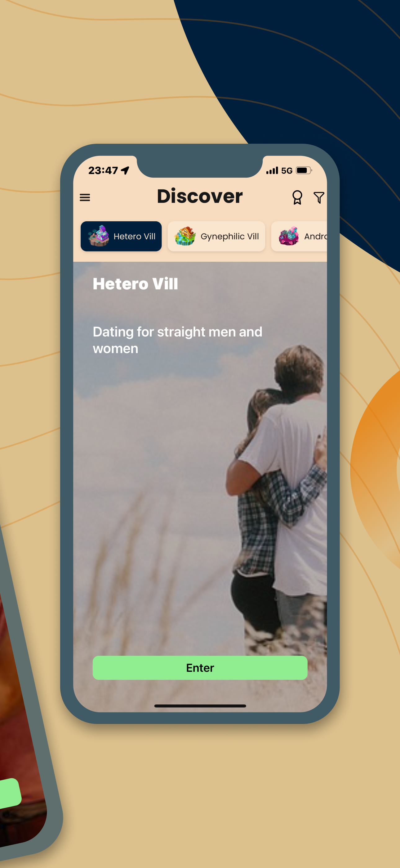 Hetero Vill app screenshot